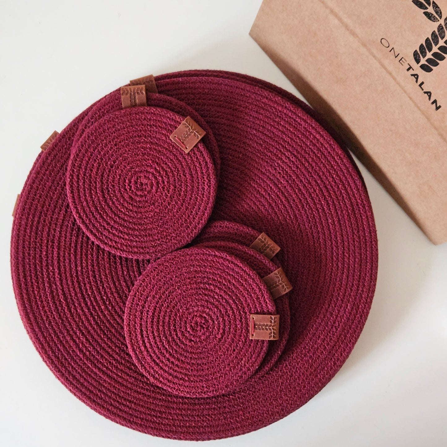 ONE TALAN - Placemats (Cotton knitted cord)