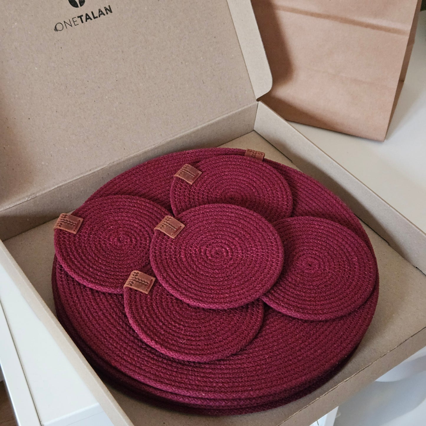 ONE TALAN - Placemats (Cotton knitted cord)