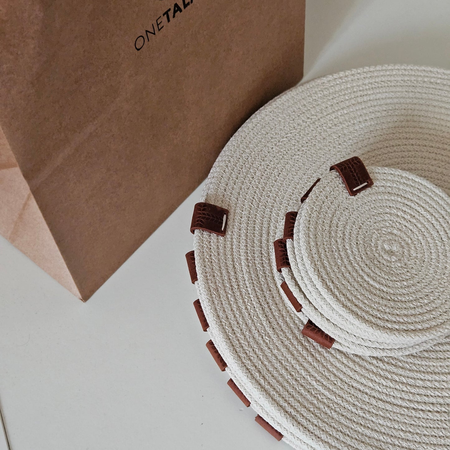 ONE TALAN - Placemats (Cotton knitted cord)