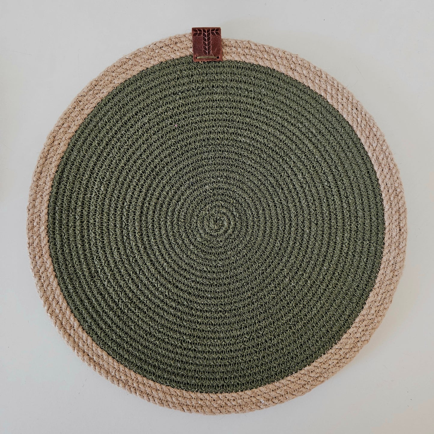 ONE TALAN - Placemats (Cotton knitted cord with jute edging)