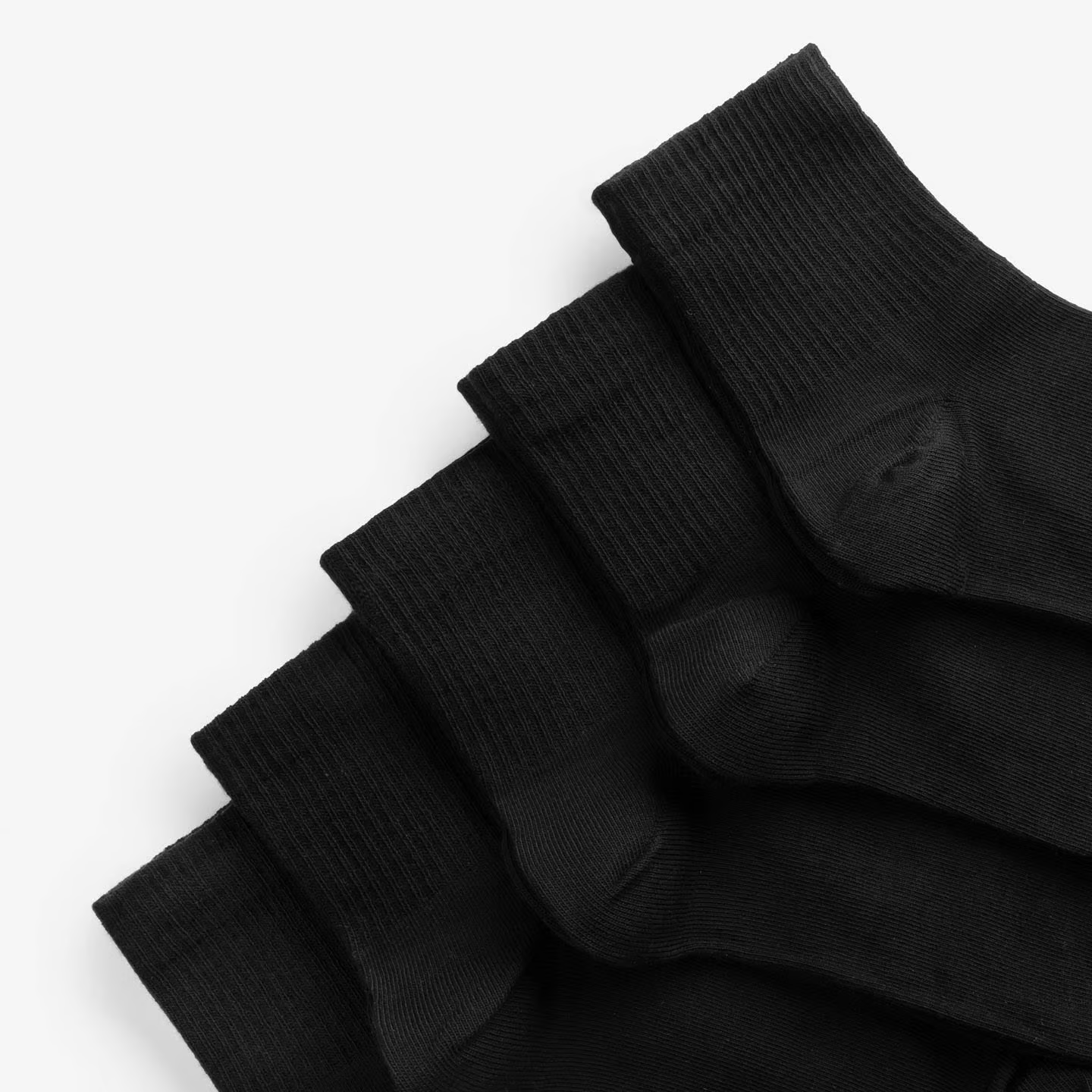 Dodo Socks – All Black 5-Pack Middle Socks