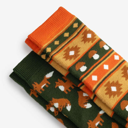 Kleine Füchse Wintersocken 2er-Pack