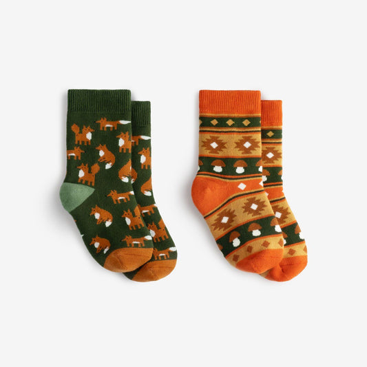 Lot de 2 paires de chaussettes d'hiver Little Foxes