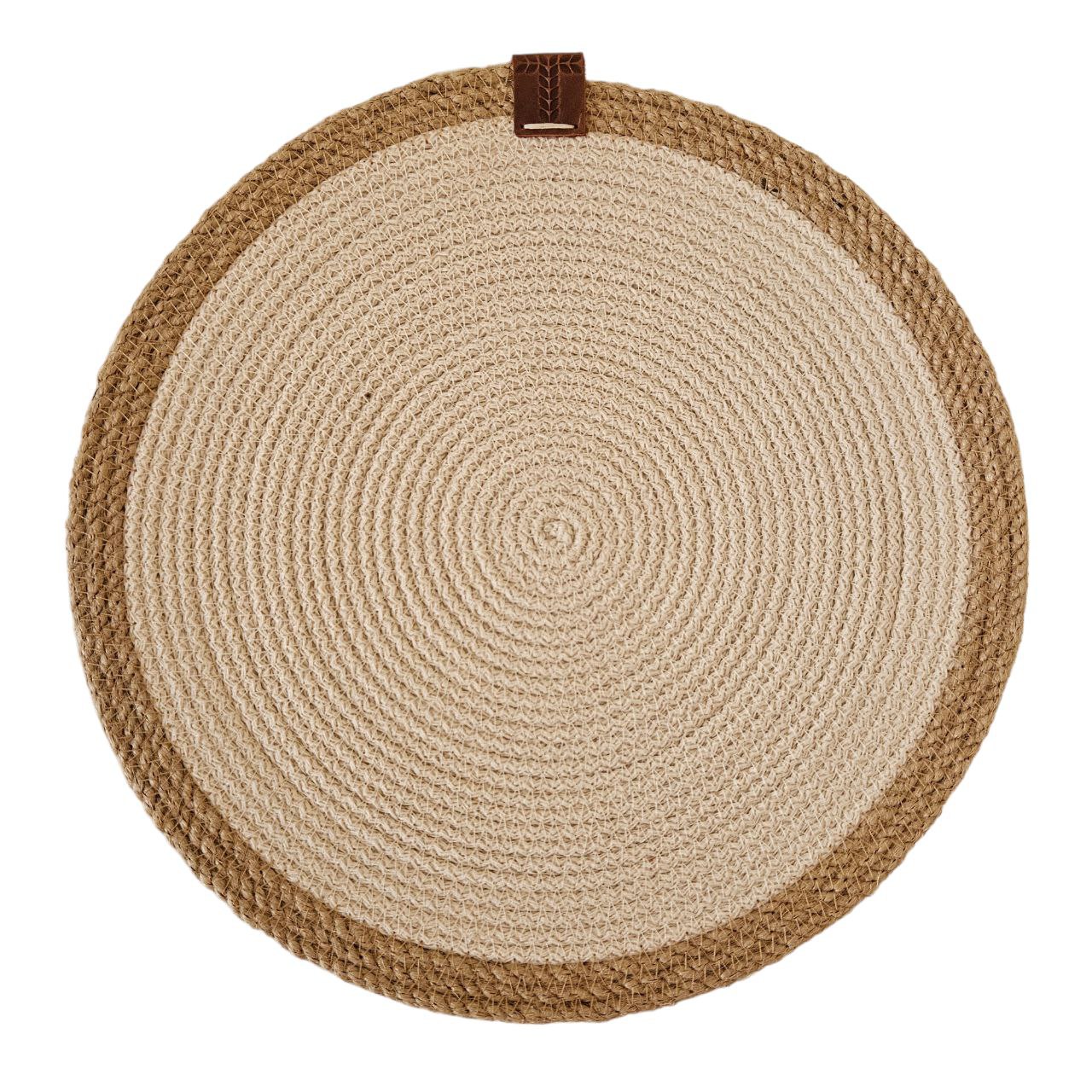 ONE TALAN - Placemats (Cotton knitted cord with jute edging)