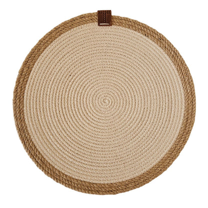 ONE TALAN - Placemats (Cotton knitted cord with jute edging)